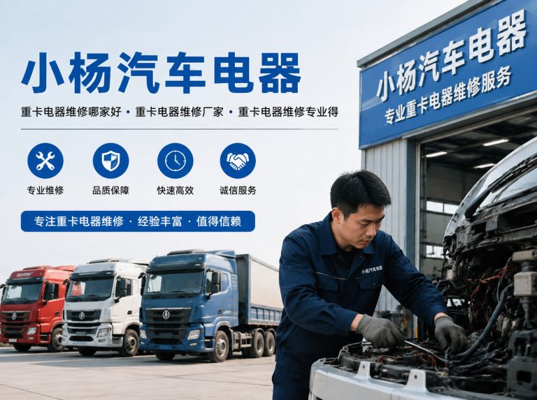 爱民区为重卡运输提供电器维修方案